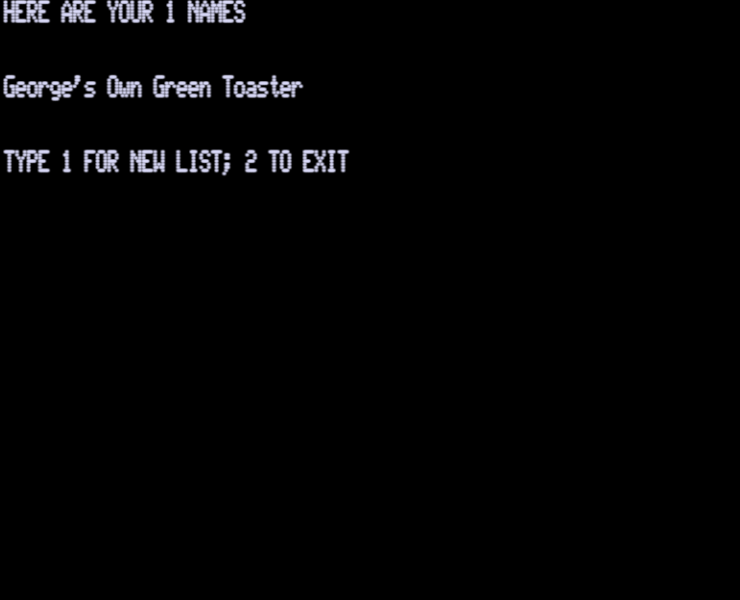 Screen shot